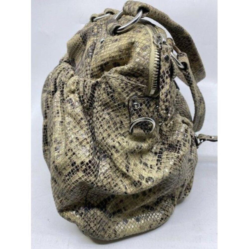 michael kors bag snake print beige leather tote - Picture 5 of 12